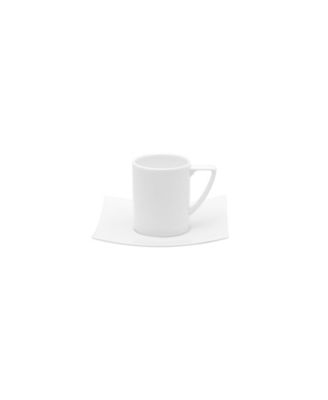 Red Vanilla - Extreme 4.5" Espresso Cup and Saucer Set White