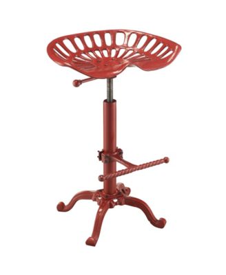 Carolina Living - Kefton Tractor Stool Red
