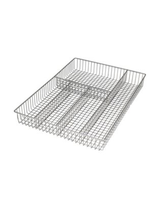 Spectrum - Grid Flatware Tray, Large Chrome