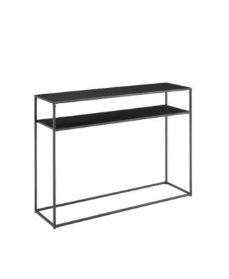 Crosley - Braxton Console Table Black