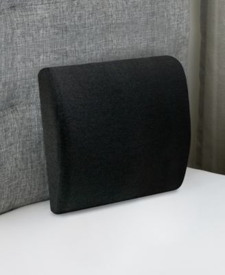 ProSleep - Lumbar Back Support Memory Foam Accessory Pillow Gray