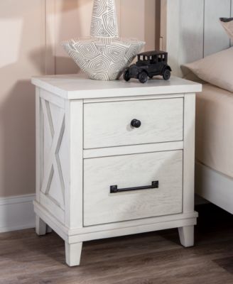 Macy's - Kitt Nightstand  White