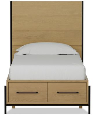 Macy's - Linstead Twin Panel Storage Bed