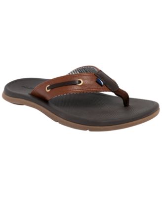 Nautica - Men's Casted Round Toe Flip Flops Tan