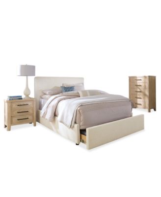 Marcel 3-Pc. Upholstered Queen Storage Bed Set (Bed, Chest and Nightstand) image