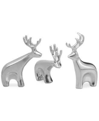 Nambé - Mini Dasher 3-Pc. Set Silver And Gold