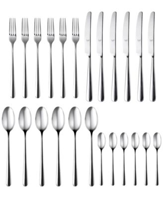 Mepra - Stoccolma Flatware Set, 24 Piece Stainless Steel