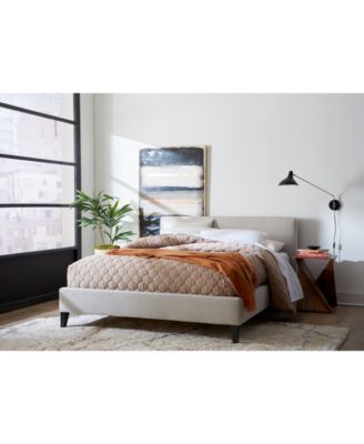 Macy's - Mariley Upholstered Full Bed Camila Dove