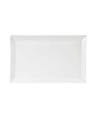 Fitz and Floyd - Everyday Whiteware Rectangular Rim Platter White