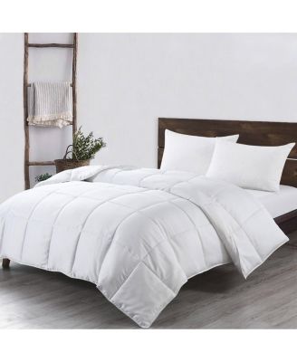 Egyptian Linens - 100% Eucalyptus Inside-Out Comforter, Twin/Twin XL White