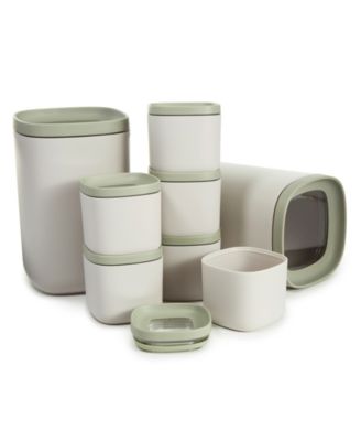 BergHOFF - Balance 8-Pc. Stackable Food Container Set Multicolor