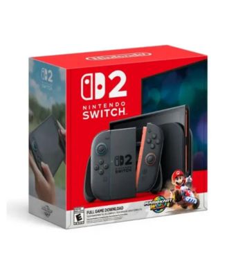 Nintendo - Switch 2 + Mario Kart World Bundle Console Charcoal