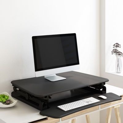 Flexispot - Classic Series Sit-Standing Desk Converter riser-black