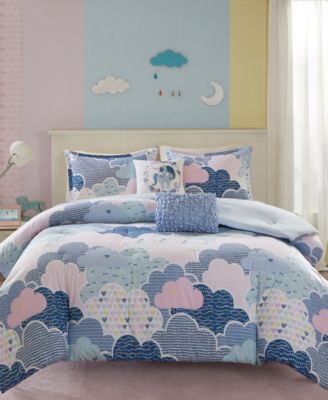 Intelligent Design - Intelligent Design Cloud 4-Pc. Comforter Set, Twin/Twin XL Blue