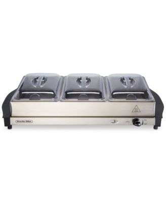 Hamilton Beach - Proctor Silex® Buffet Server/Warming Tray Stainless Steel