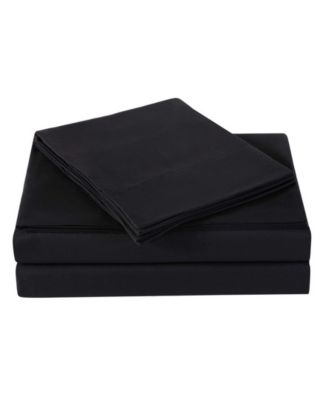 Truly Soft - Everyday 3-Pc. Sheet Set, Twin Black