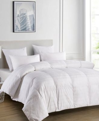Blue Ridge - Duraloft® Down Alternative 500 Thread Count Windowpane Comforter, King White