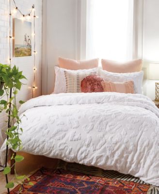 Peri Home - Chenille Leopard 3-Pc. Comforter Set, King White