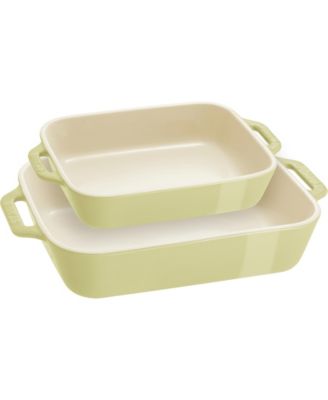 Staub - Ceramic 2pc Rectangular Baking Dish Set Mint