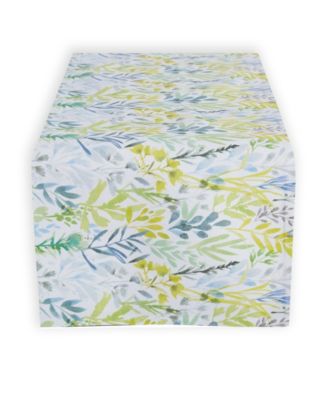 Tableau - Blue Meadow Table Runner, 72" x 14" Multi