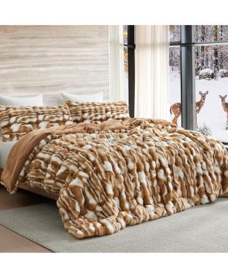Coma Inducer - Oh Deer -Oversized Comforter Set Fawn brown