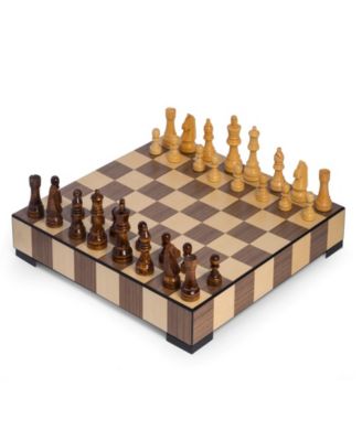 Bey-Berk - Chess and Checker Set Brown