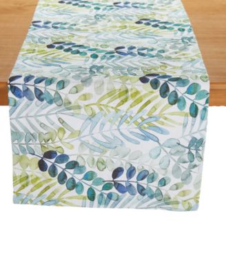 Tableau - Breezy Branches Runner Blue-Green
