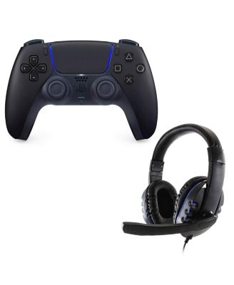 PlayStation - PS5 DualSense Controller with Wired Universal Headset Black
