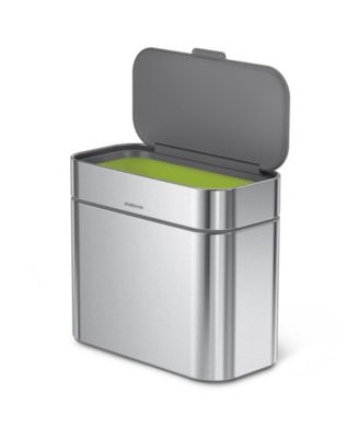 simplehuman - Compost Caddy, 4 Liter Brushed Stainless Steel