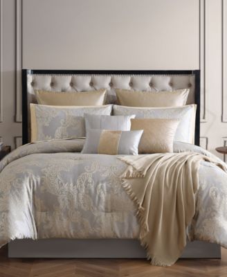 Macy's - Olivia 14-Pc. Comforter Set, Queen Silver