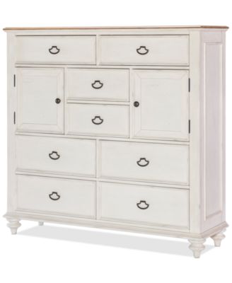 Macy's - Mandeville Door Chest White