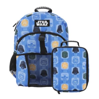 Star Wars - The Dark Side 2-Piece 16" Premium Backpack and Lunch Kit Set For School And Travel Star wars the dark side