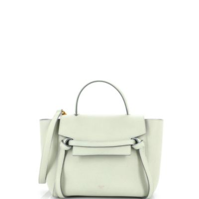 Pre-Owned Celine - Micro Belt Bag Textured Leather Green