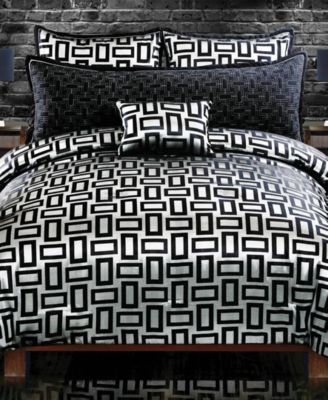 Riverbrook Home - Kacy 5-Pc. Comforter Set, Queen Graphite/black