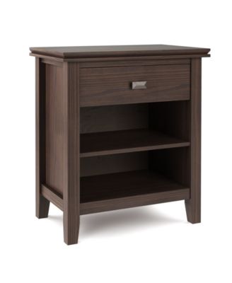 Simpli Home - Artisan Solid Wood Bedside Table Brown