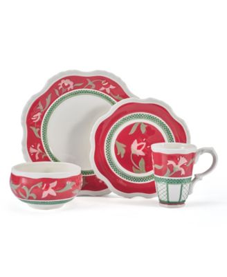 Fitz and Floyd - 16 Piece Dinnerware Set Assorted