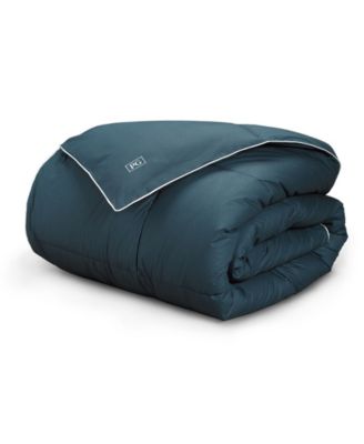 Pillow Guy - All Season Down Alternative Comforter, Full/Queen Navy/teal