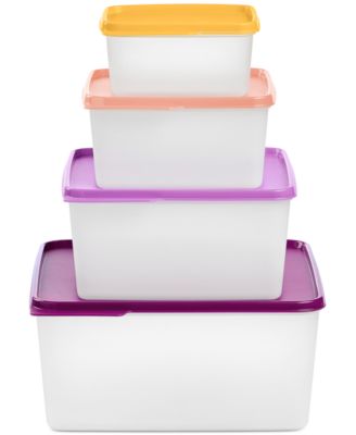 Tupperware - Keep Tab 4-Pc. Container Set with Lids Multi