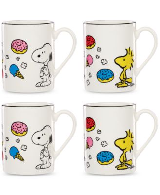 Chef Snoopy Mugs, Set of 4 image