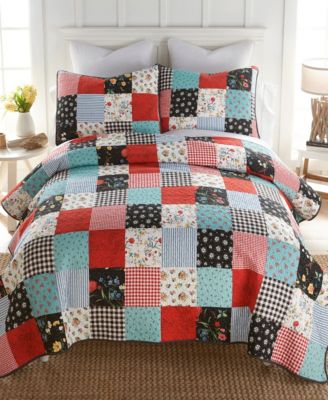 Donna Sharp - Wild One Patch 3-Pc. Quilt Set, Queen Multi