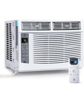 gaomon - 6,000 BTU Energy Saving Window Air Conditioner - WiFi Smart Controls, Dehumidifier & Fan Modes, Quiet 50dB Operation, Cools 250 Sq. Ft White