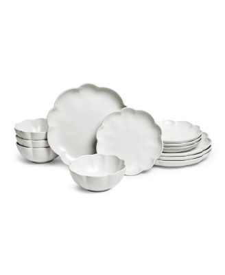 Sango - Bethany White 12-Pc. Dinnerware Set, Service For 4 White