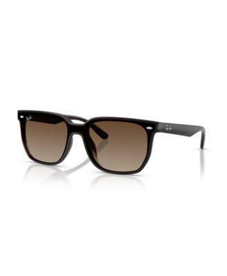 Ray-Ban - Unisex Square Sunglasses, RB4466D Transparent Dark Brown