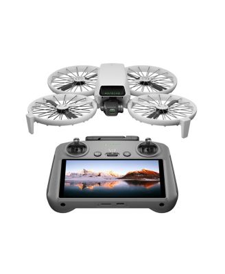 DJI - Flip Drone with RC 2 Remote Controller White