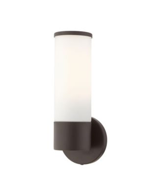 Livex - Lindale 1 Light Single Sconce Dark Brown