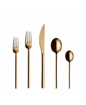 Mepra - Due Flatware Set, 20 Pieces Bronze