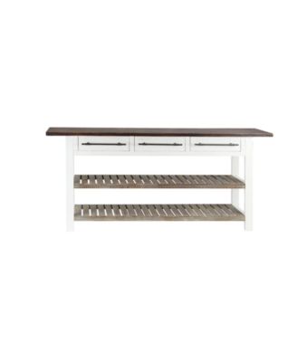 Rosemary Lane - Farmhouse Console Table White