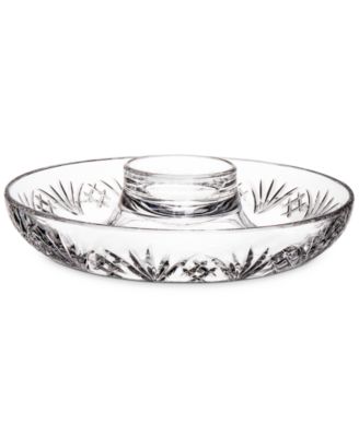 Godinger - Dublin Round Chip & Dip Clear