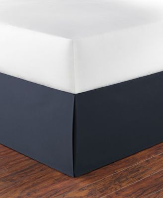 Nautica - Solid Tailored Split Corner Bedskirt, Full Navy