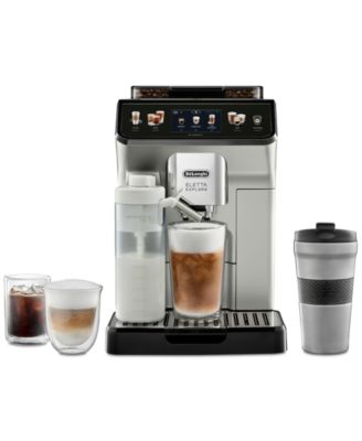 De'Longhi - Eletta Explore Automatic Espresso Machine with Cold Brew Silver